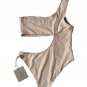 Stone Fox x Free People Cypress Cut Out Swimsuit Sand ( L )