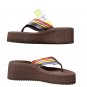 Roxy x Kate Bosworth Surf Kind Kallie II Thong Sandals Brown ( 10 )