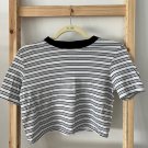 Simons Miyu Crop Striped Tee Organic Cotton ( XS ) Simons Miyu Crop Striped Tee Organic Cotton ( XS )