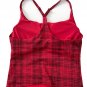 Outdoor Voices Move Free Tank Pomegranate Plaid ( S )