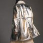7 For All Mankind Los Angeles Silver Faux Shearling Coat Jacket ( S )
