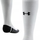 Under Armour 1372759 UA Soccer Over-The-Calf Socks White Sz 13-16