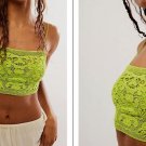 Free People Intimately Lyra Lace Floral Bralette Green ( XS )