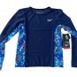 Speedo Girls Girls Rash Guard Top Stars Blue ( XS )