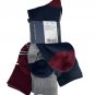 Polo Ralph Lauren 3-Pair Dress Socks Wine Stripe / Grey / Navy