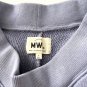 MWL Madewell Airyterry Sweatshorts Varsity-Striped Edition Heather Dusk Peri