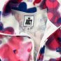 Juicy Couture Mock Neck All Over Floral Zip Jacket Top ( M )