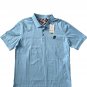 Robert Graham Stone Trail Polo Shirt Light Blue ( XL )