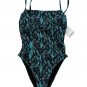 Vitamin A Jenna Sea Snake Print Swimsuit Green ( 6 )