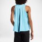 NIKE 833454 Bonded Tank Sleeveless Breathable Loose Fit Top Light Blue ( S )