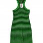 Solid & Striped The Sia Mini Dress Green / Black ( S )