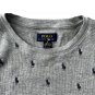 Polo Ralph Lauren Sleepwear Pony Logo Waffle Shirt Grey ( XL )