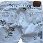 Polo Ralph Lauren The Sullivan Slim Graphic White Jeans ( 34 )