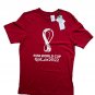 Adidas HD6385 Youth Fifa World Cup Qatar 2022 Tee Active Maroon ( XL )