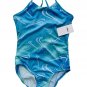 NIke NESSD763 Aurora Swoosh Spiderback Girls Swimsuit