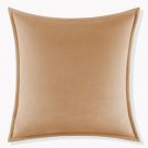 KATE SPADE New York EURO Velvet Velour SHAM Cotton Camel 26" x 26"