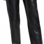 AGOLDE Criss Cross Straight Detox Pants Faux Leather Black ( 28 )