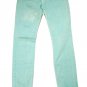 MAISON SCOTCH Jeans Low Rise Slim Skinny La Parisienne Mint Green ( 26 )