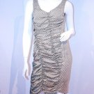Ali RO Polka GREEN Gathered DRESS Versatile ASYMMETRIC Sleeveless ( 6 )