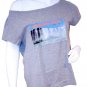GANT by MICHAEL BASTIAN Grey Melange Greeting Niagara Falls Tee ( M )