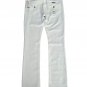 Hudson Beth Mid-Rise Baby Bootcut Jeans White ( 28 )