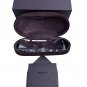 Tom Ford Sunglass Eye Glasses Hard Case & Cloth Brown Faux Suede ~ New