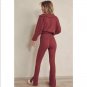Free People Under The Stars Slim Fit Pajama Pants In Rosewood ( S )