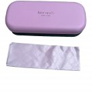 Kate Spade Sunglass Eye Glasses Hard Case Pink / Green w/ Cloth ~ New