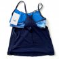 Nike NESSC340 Midnight Navy Layered Tankini Top ( XS )