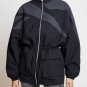 Reebok x Anine Bing Windbreaker Jacket Black/Grey ( XS )