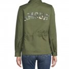 Zadig & Voltaire Kayak Amour Utility Jacket in Army Green ( S )