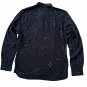 John Varvatos Rodney Long Sleeve Sport Shirt Black Multi ( XL )