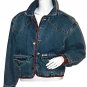 GUESS VINTAGE Jeans A GEORGES MARCIANO DESIGN 80's Oversize Denim Jacket ( M )