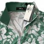 Ralph Lauren RLX Golf Concept 1/4 Zip Floral Top Green ( M )