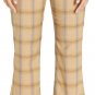 PS Paul Smith Plaid Crop Pants Trousers in Acid Yellow ( 44 / 8 )