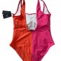 Tommy Hilfiger Colorblock Swimsuit Coral Pink ( 14 )
