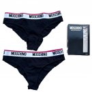 Moschino Underwear 2-Pack Brazilian Brief Black ( US 8/M ) Moschino Underwear 2-Pack Brazilian Brief Black ( US 8/M )