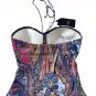 Tommy Hilfiger Halter Bandeau Tankini Top Paisley ( L )