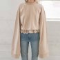 PUMA X FENTY by Rihanna CROPPED LONG SLEEVE Top SWEATER Moonlight ( S )