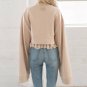 PUMA X FENTY by Rihanna CROPPED LONG SLEEVE Top SWEATER Moonlight ( S )