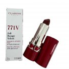 Clarins Paris 771V Joli Rouge Velvet Matte Lipstick Dahlia Red 3.5g