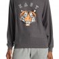 *** Wildfox Sommers Easy Tiger Pullover Sweatshirt Asphalt ( S )