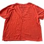 Free People We the Free V-Neck Oversize Tee in Orange ( S )