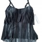 MagicSuit Muse Grace Tiered Tankini Swim Top Tie Dye ( 12 )