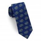 *** TED BAKER London NECKWEAR Paisley Silk & Linen TIE Navy *** TED BAKER London NECKWEAR Paisley Silk & Linen TIE Navy