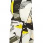 HELMUT LANG Cubist Print CREPE Leather Trim Pocket DRESS Multicolor 4