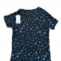 Zadig & Voltaire Aria Pastel Cross Tee in Bleuet ( XS )