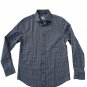 Bugatchi Shaped Fit Comfort Stretch Button Shirt Navy ( S )