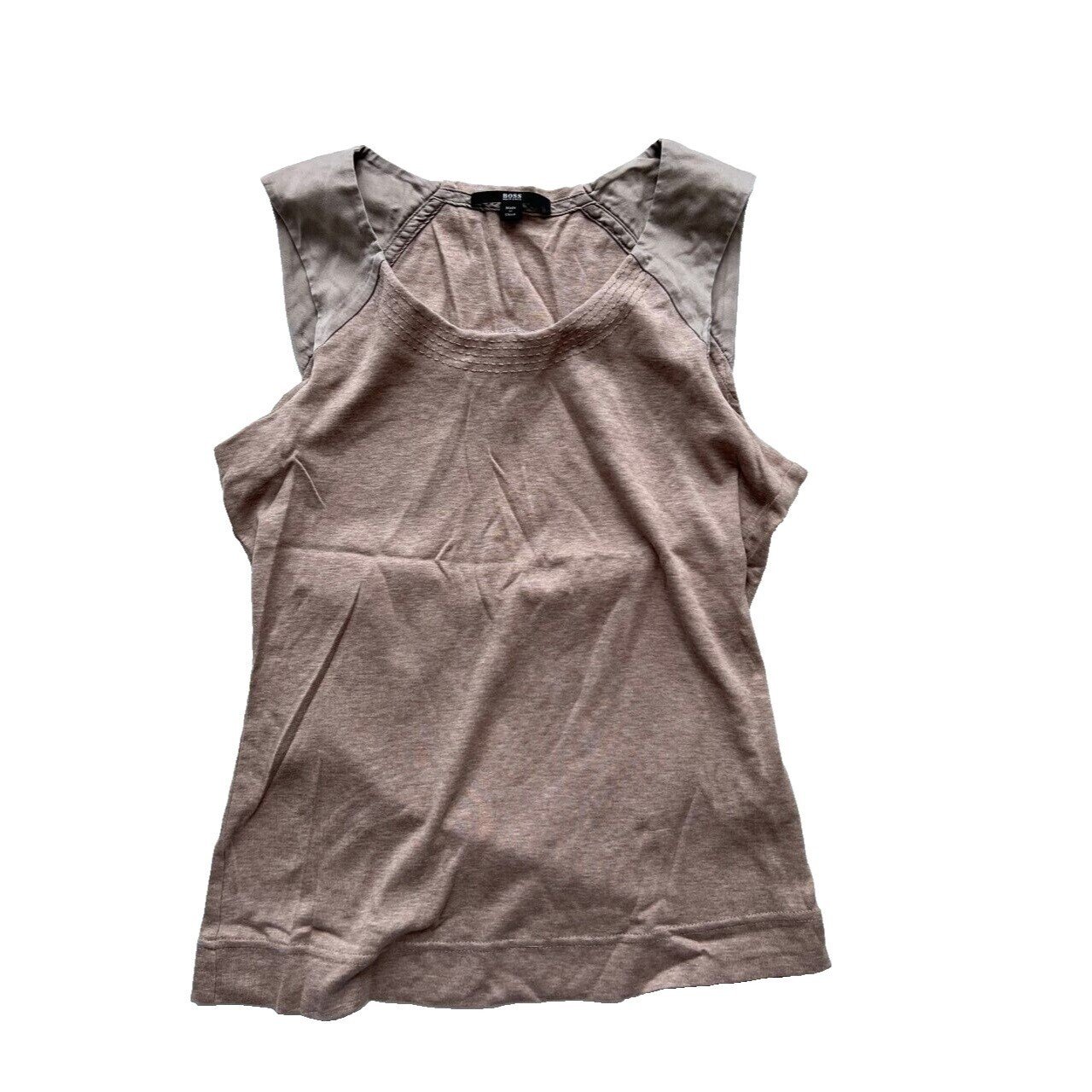 BOSS Hugo Boss Taupe Silk Blend Tank ( S )