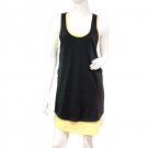 PURE & SIMPLE Dual RACER BACK Long TOP or DRESS Grey YELLOW Cotton ( S ) PURE & SIMPLE Dual RACER BACK Long TOP or DRESS Grey YELLOW Cotton ( S )
